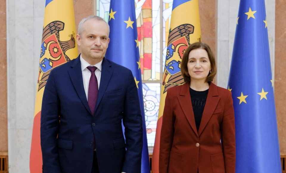 Ambasadorius M. Kačerauskis įteikė skiriamuosius raštus Moldovos Respublikos prezidentei