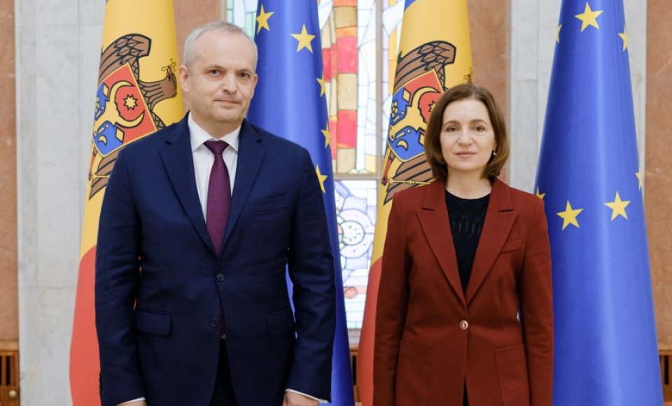 Ambassador Mindaugas Kačerauskis presented letters of credence to the President of the Republic of Moldova